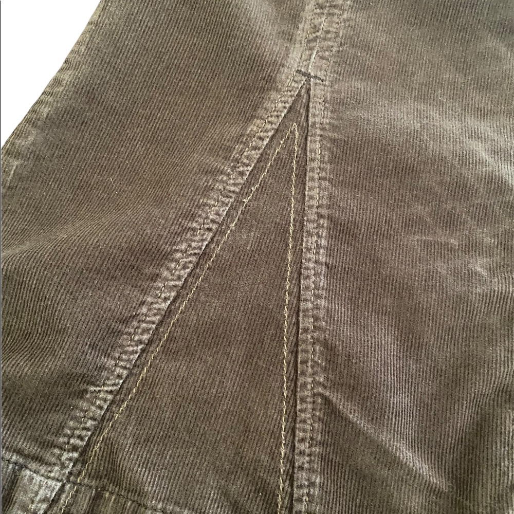 Vintage 90s Corduroy Skirt Brown Union Bay D - Picture 3 of 10